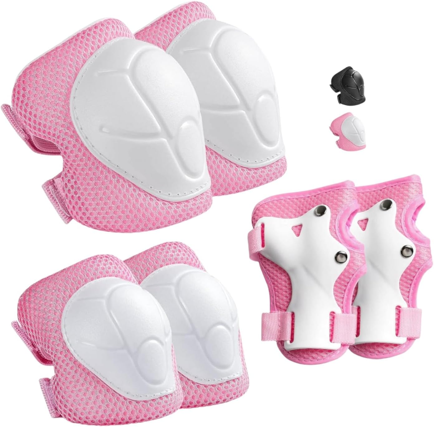 Knee Pads Children's Protectors Children's Protector Set Children, Knee and Elbow Pads Children Suitable for Boys and Girls in Teens Age 3 to 12 Years
